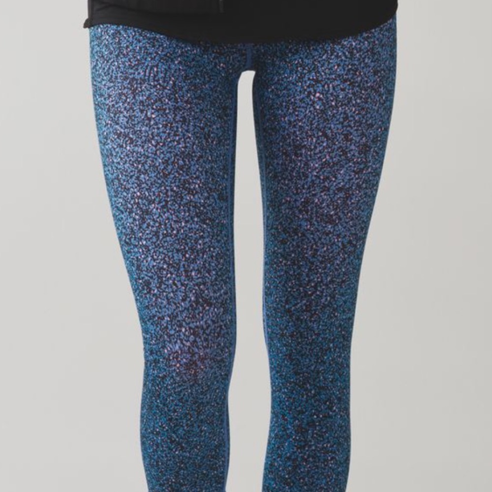 lululemon athletica Blue Speckled Leggings